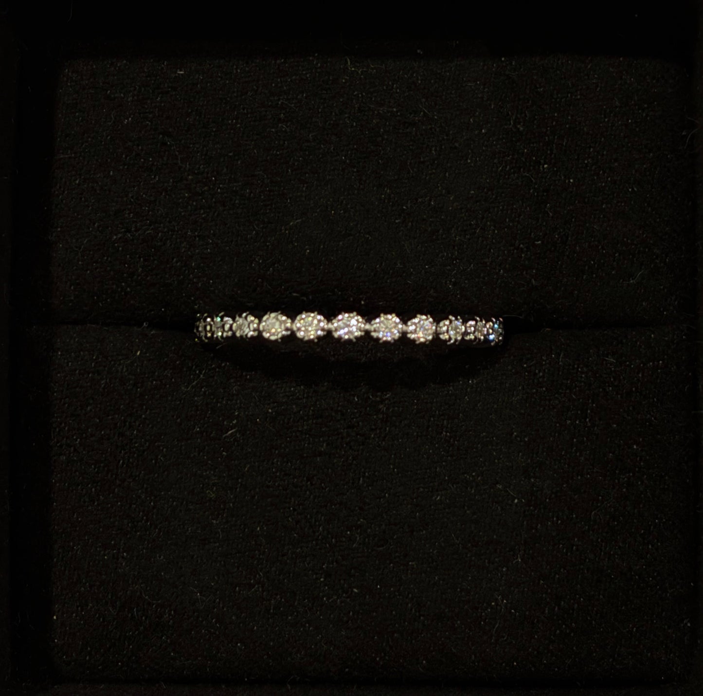 Round Esme Eternity Moissanite Band