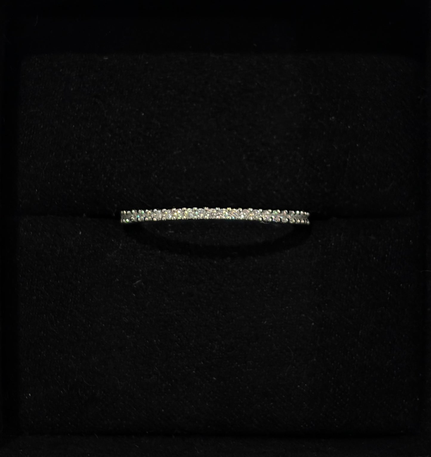 Eternity Pave Moissanite Band