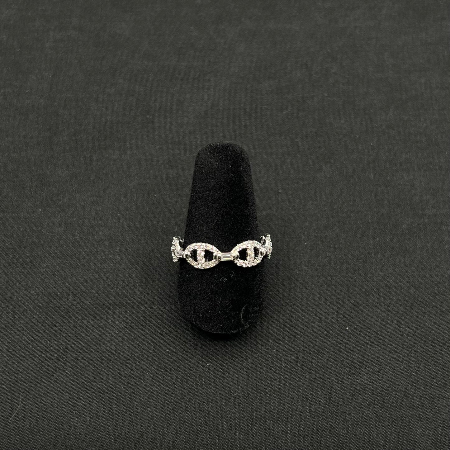 Gucci Chain Zirconia Ring