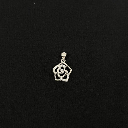 Flower Silhouette Pendant