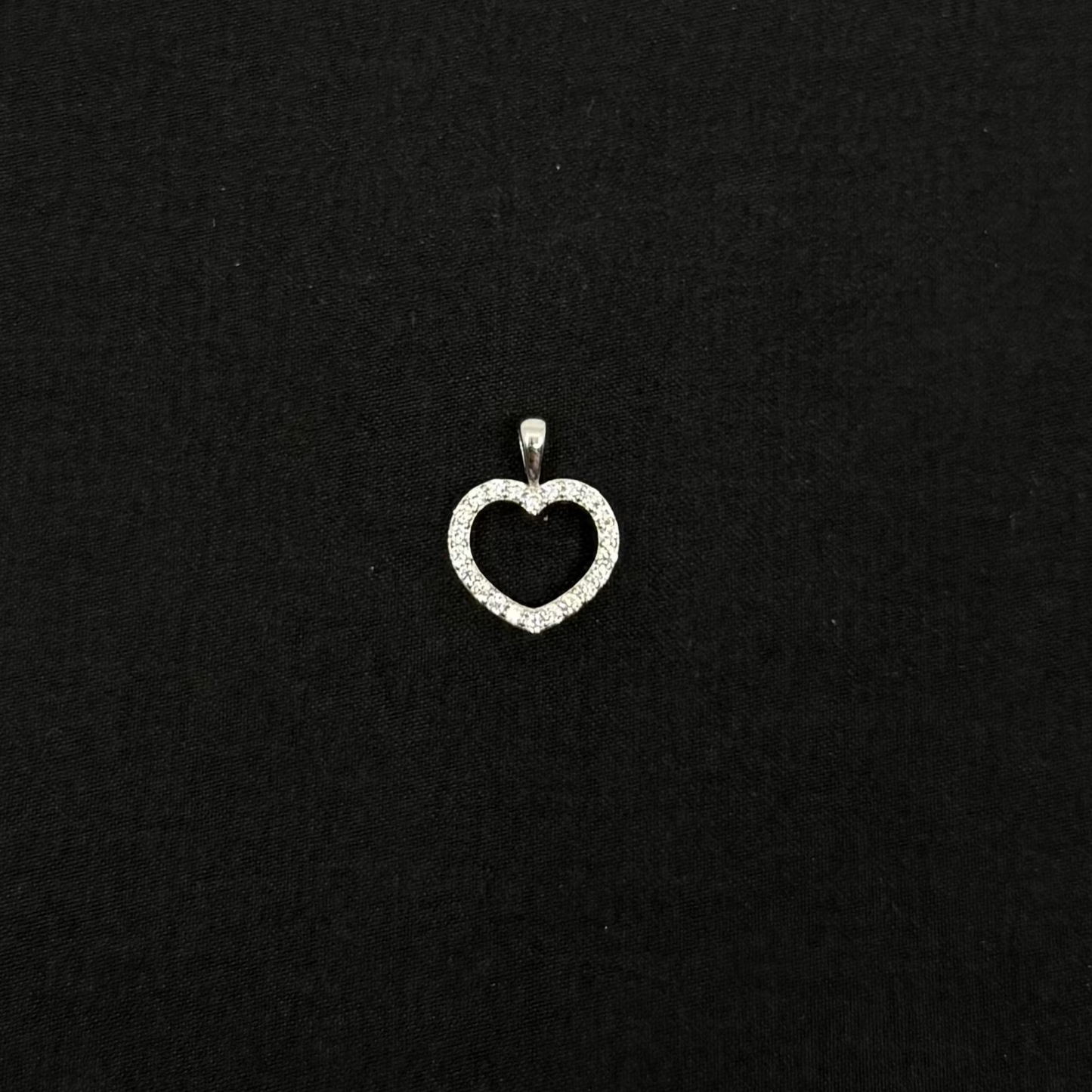 Heart Silhouette with Zirconia