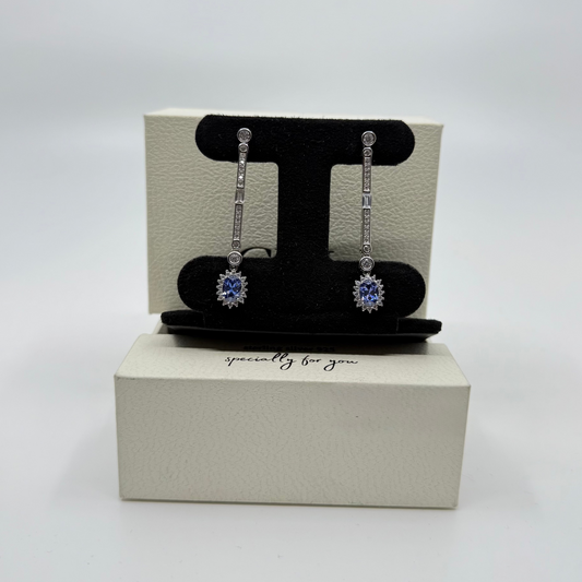 Blue Droplets Earrings