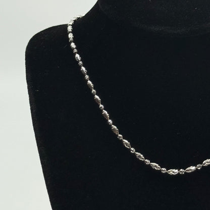 Oval Beaded Necklace