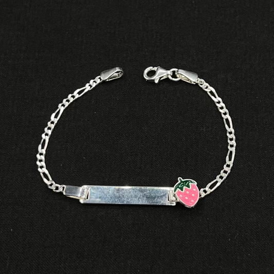 Kids Strawberry Figaro ID Bracelet