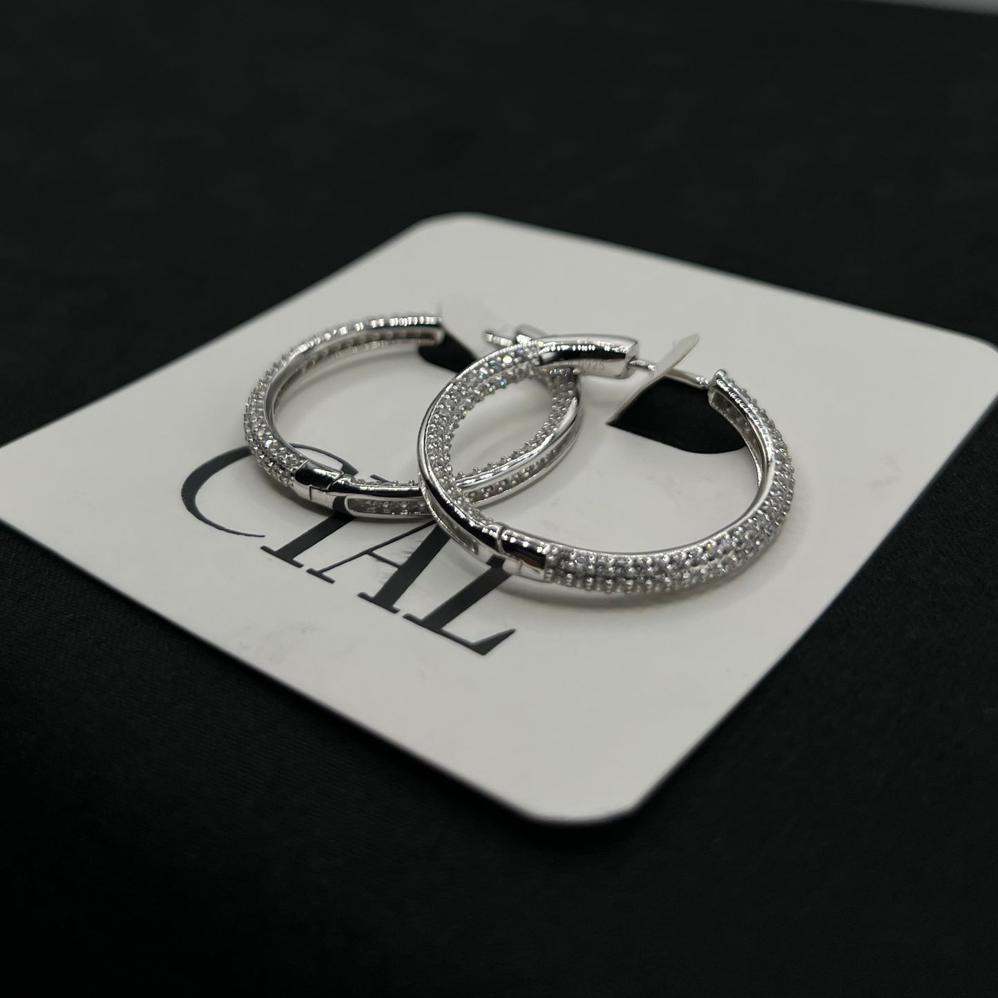 Subtle Shine Hoop Earrings