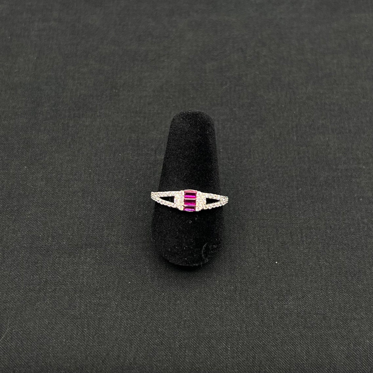 Pink Zirconia Ring