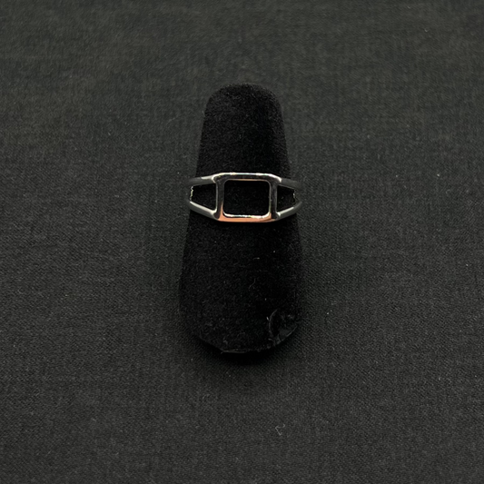 Rectangle Frame Ring